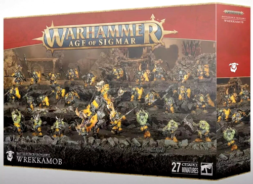 Agoe of Sigmar Orruk Ironjawz Battleforce - Wrekkamob