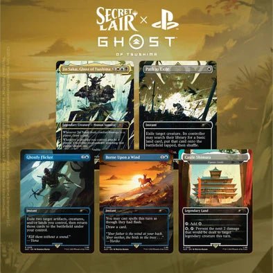 Secret Lair Drop Series - Secret Lair x Playstation: Ghost of Tsushima (Non - Foil Edition) - Dark Crystal Cards