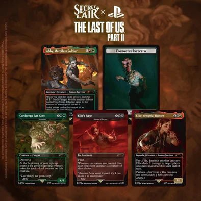 Secret Lair Drop Series - Secret Lair x Playstation: The Last of Us Part 2 (Non - Foil Edition) - Dark Crystal Cards