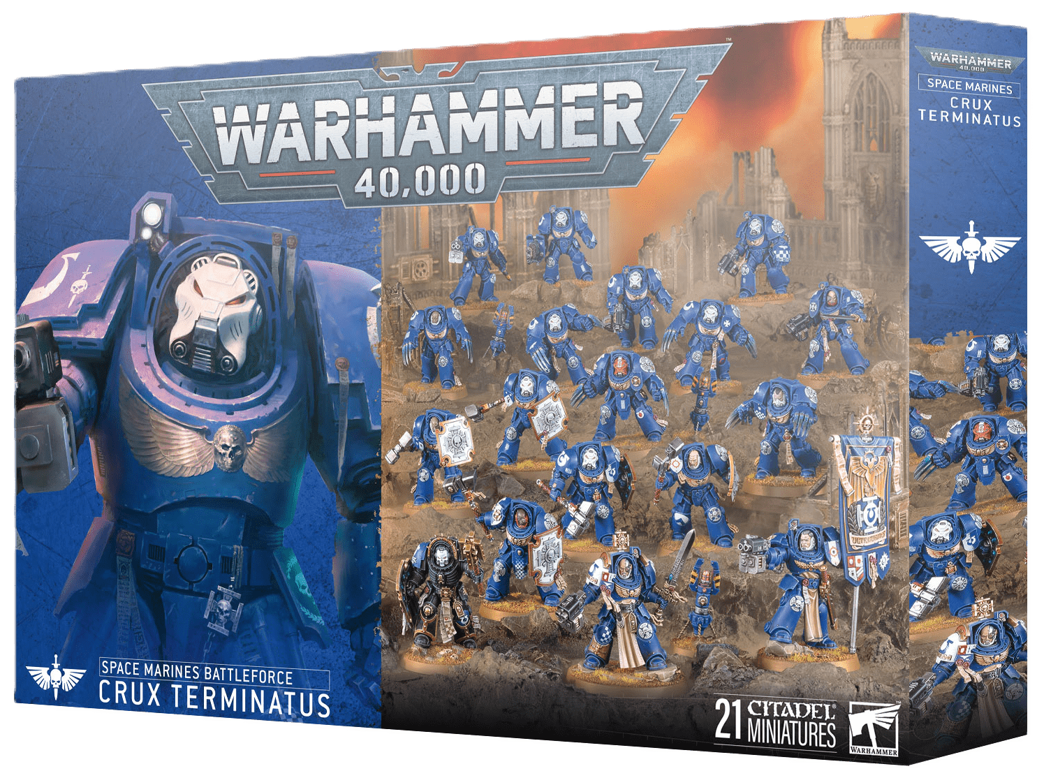 Space Marines Battleforce Crux Terminatus Pre - Order - Dark Crystal Cards