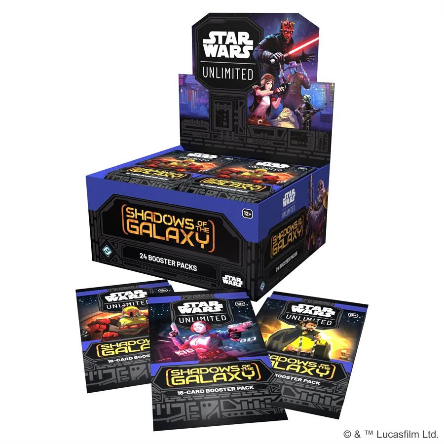 Star Wars Unlimited Shadows Of The Galaxy Booster Box - Dark Crystal Cards