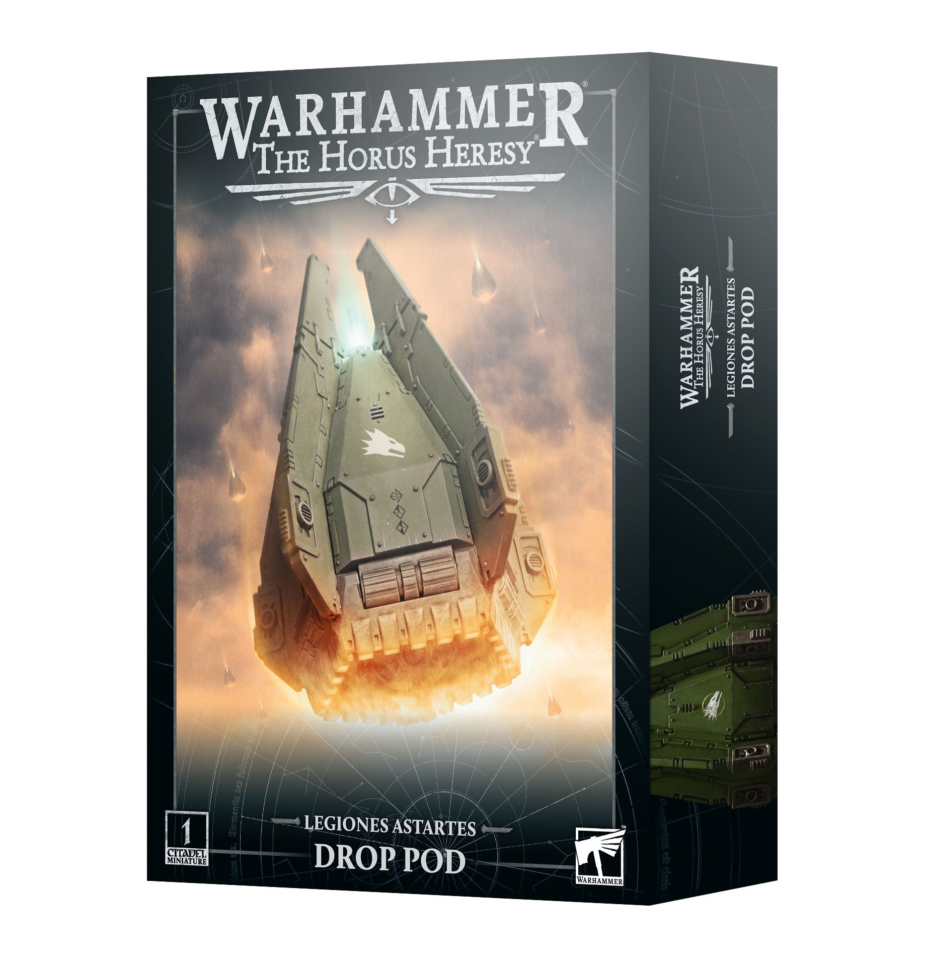 The Horus Heresy Legiones Astartes Drop Pod Pre - order - Dark Crystal Cards