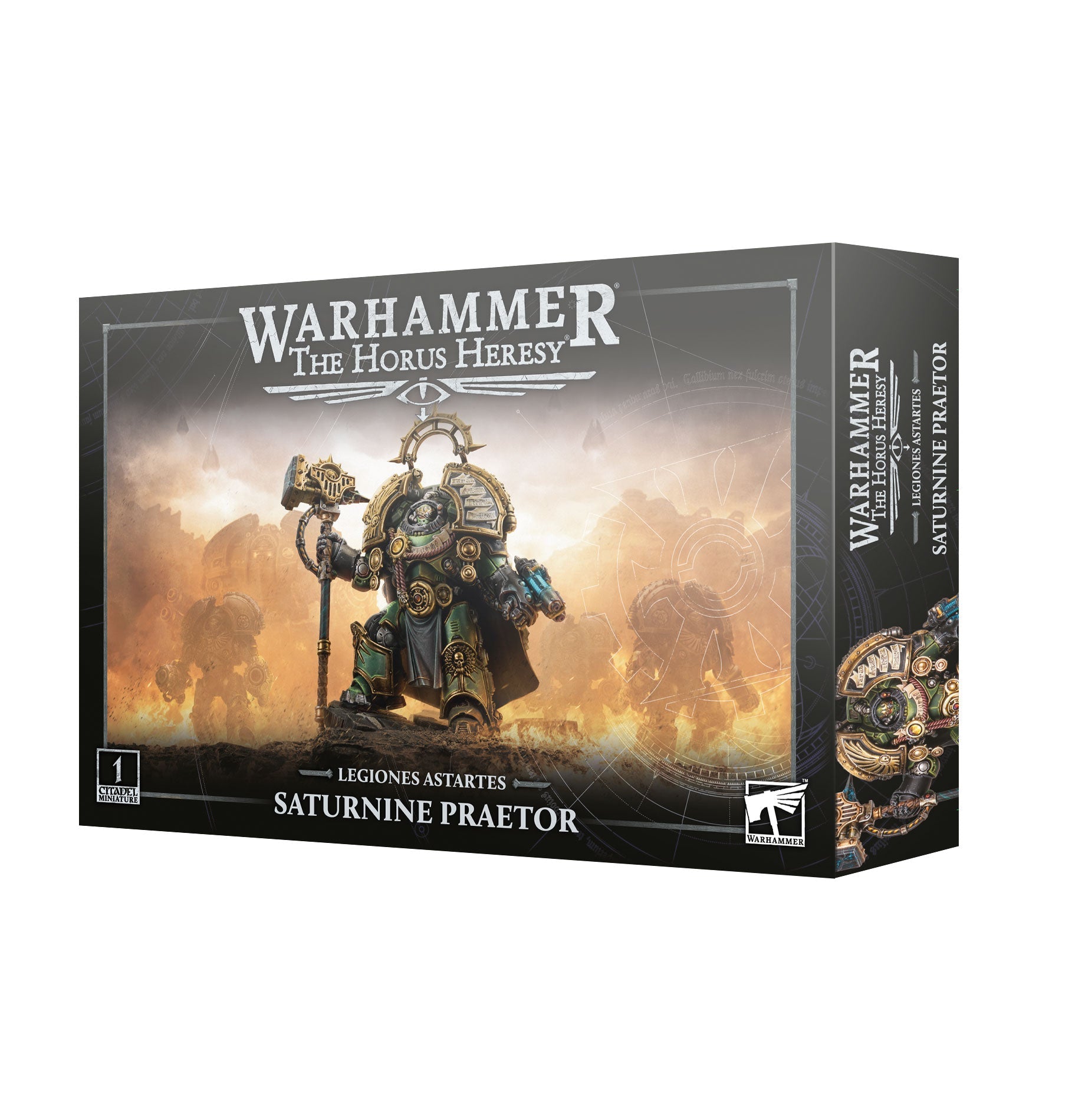 The Horus Heresy Legiones Astartes Saturnine Praetor Pre - order - Dark Crystal Cards