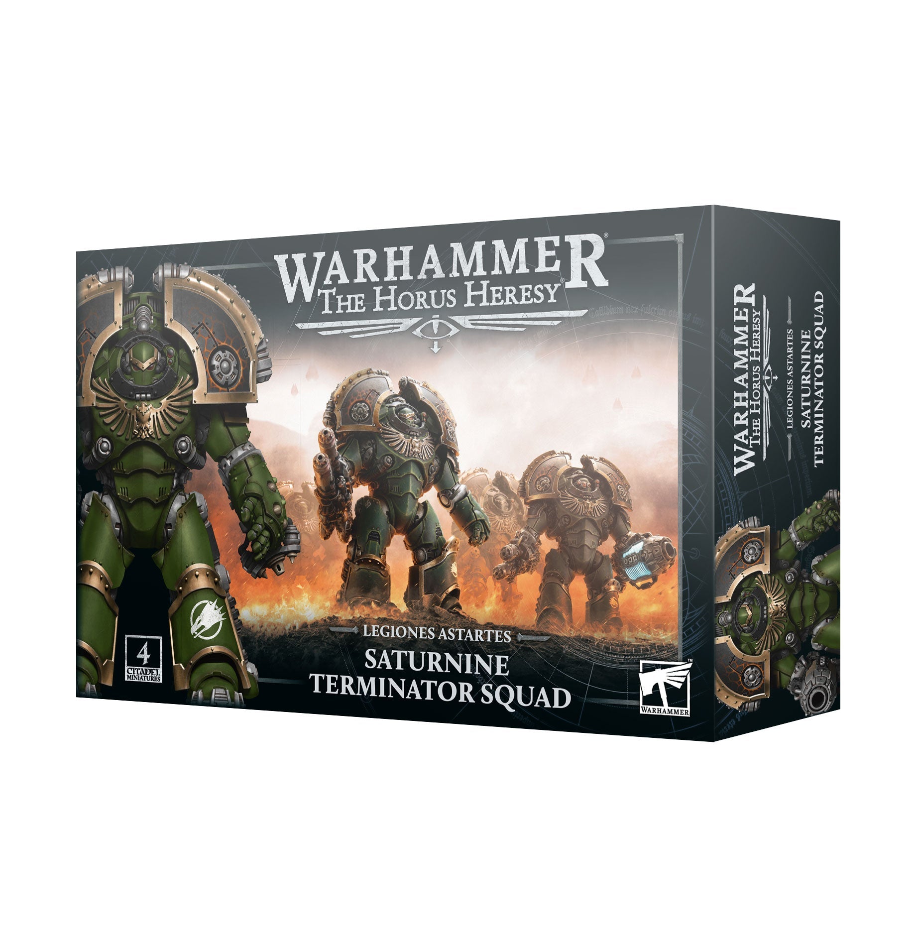 The Horus Heresy Legiones Astartes Saturnine Terminators Pre - order - Dark Crystal Cards