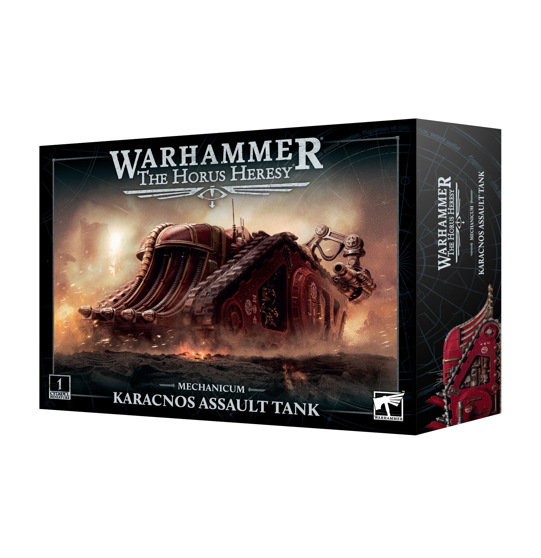 The Horus Heresy Mechanicum Karacnos Assault Tank Vehicle Pre - Order - Dark Crystal Cards