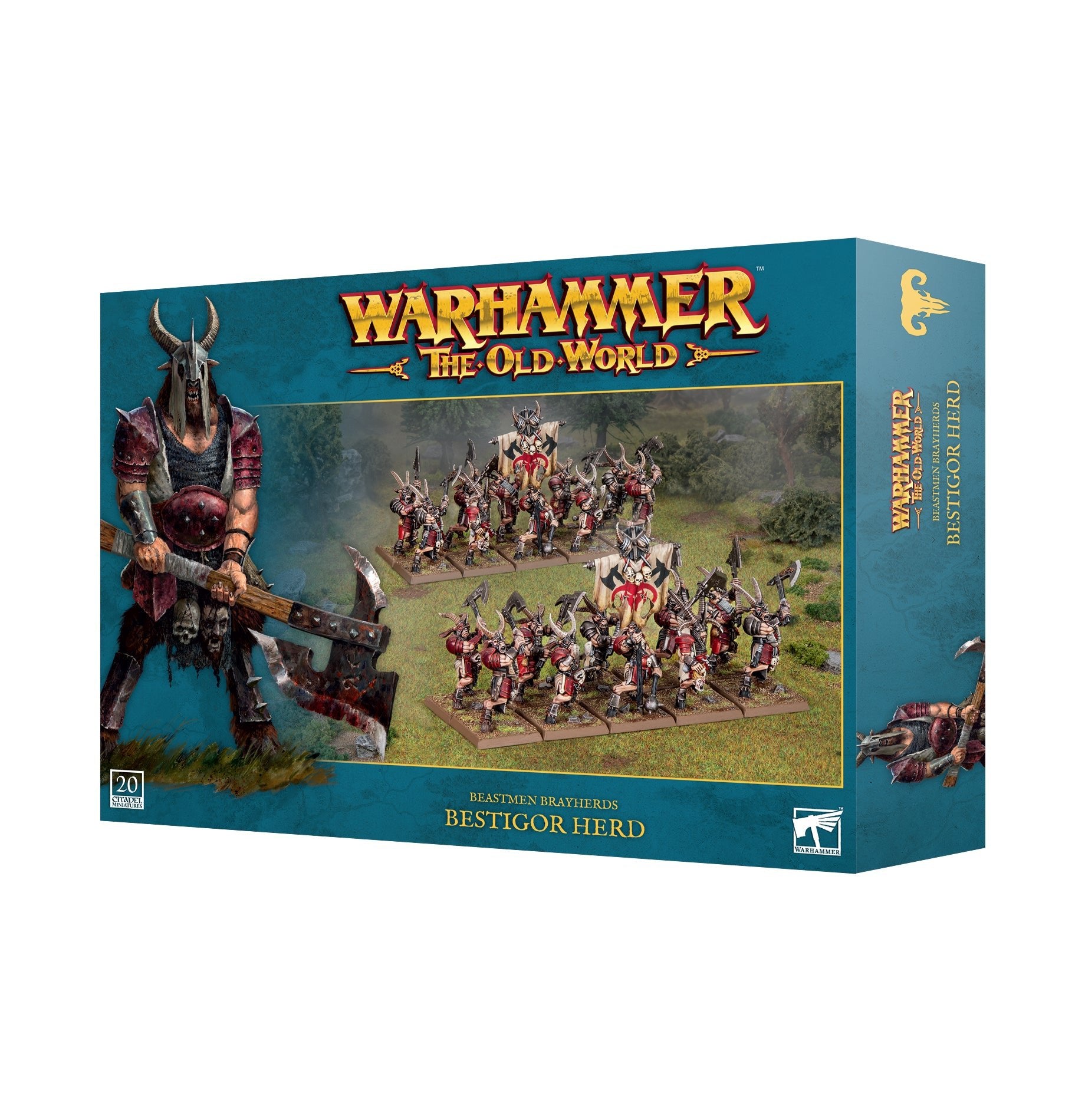 The Old World Beastmen Brayherds Bestigor Herd Pre - Order - Dark Crystal Cards