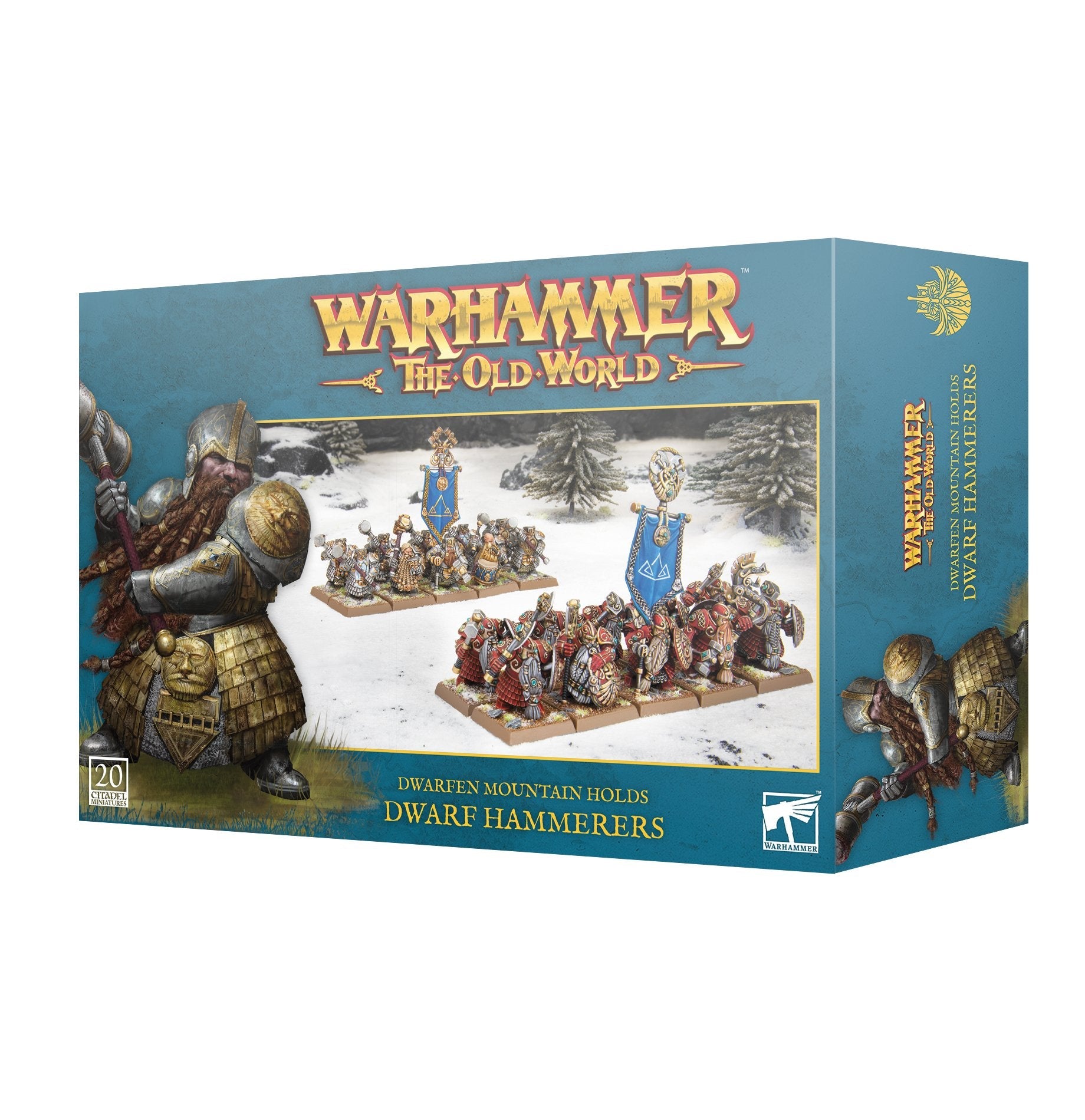 The Old World Dwarf Mountain Holds Dwarf Hammerers - Dark Crystal Cards