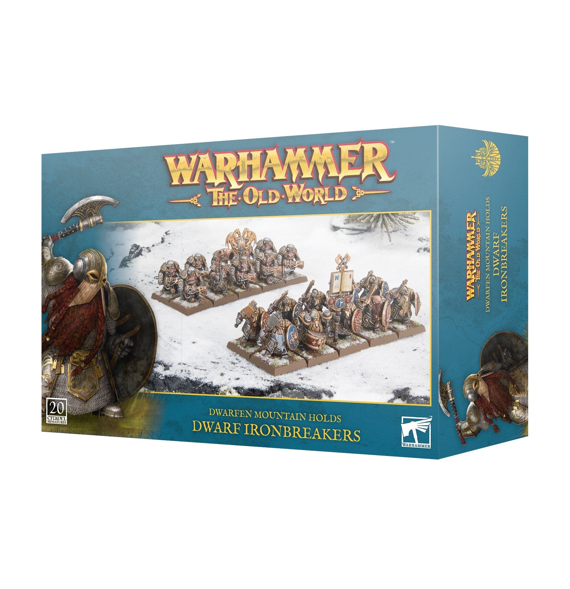 The Old World Dwarf Mountain Holds Dwarf Ironbreakers - Dark Crystal Cards