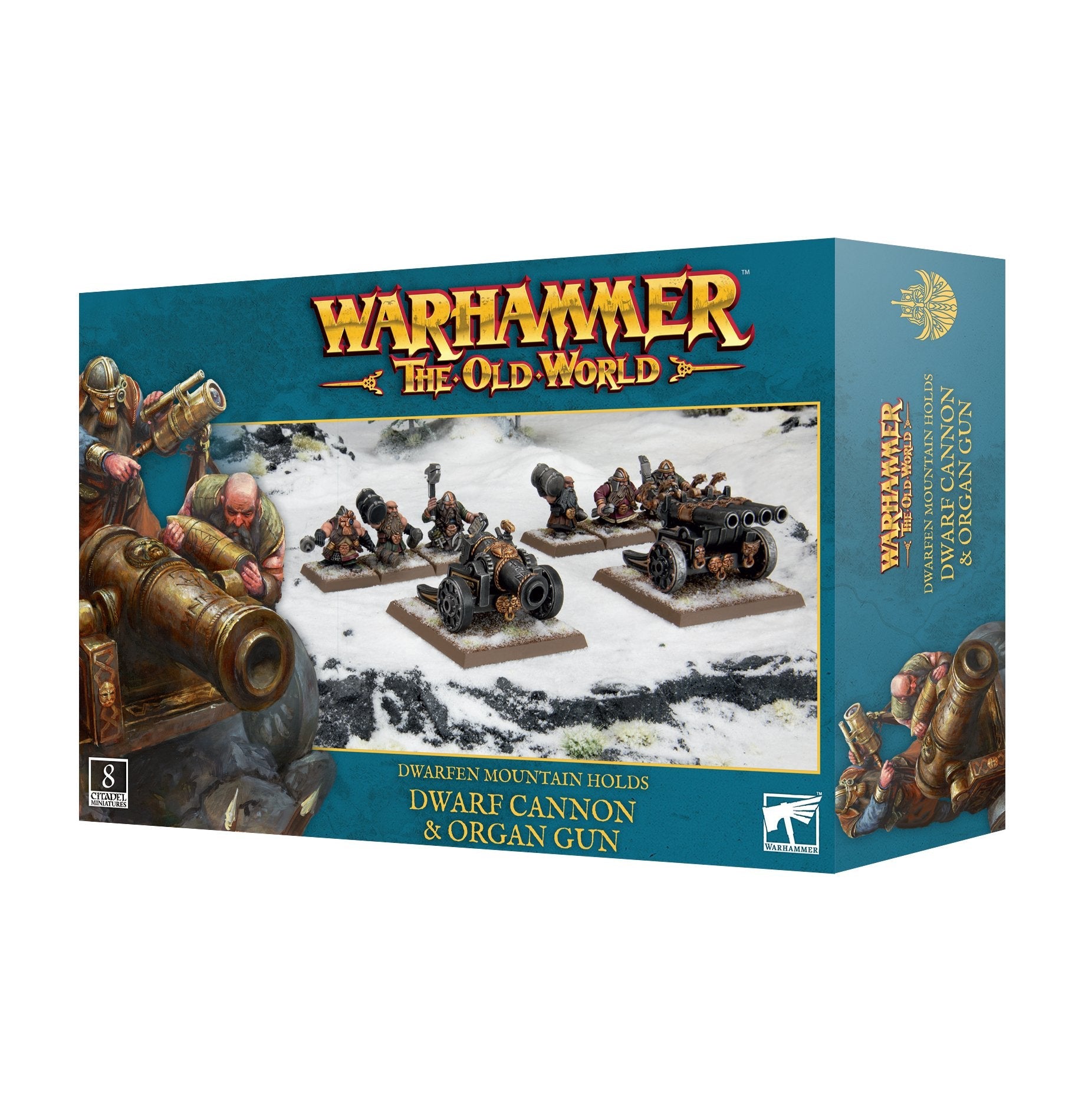 The Old World Dwarfen Mountain Holds Dwarf Cannon and Organ Gun Pre - Order - Dark Crystal Cards