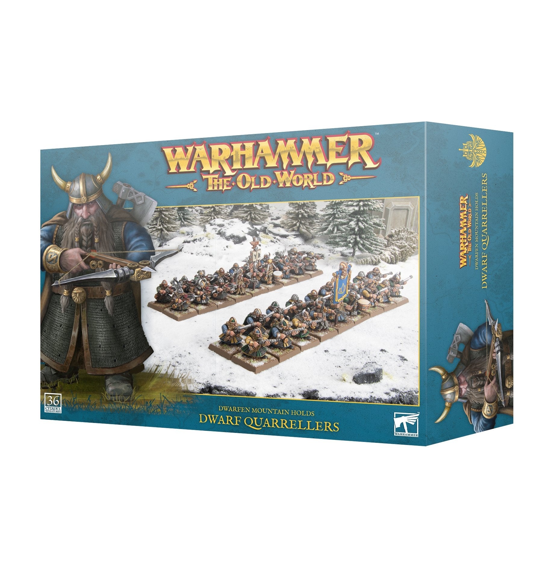 The Old World Dwarfen Mountain Holds Dwarf Quarrelers - Dark Crystal Cards