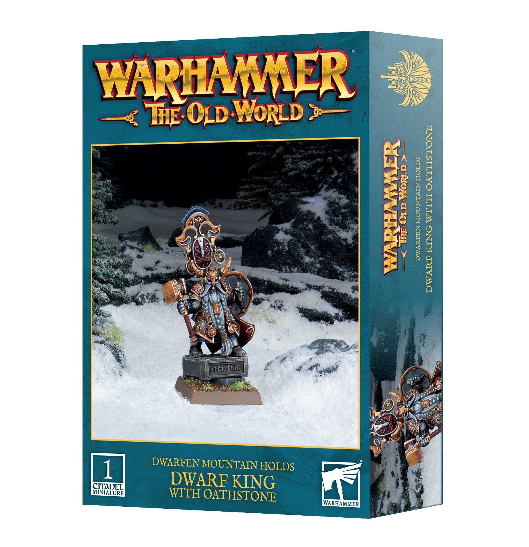 The Old World Dwarfen Mountain Holds King with Oathstone - Dark Crystal Cards