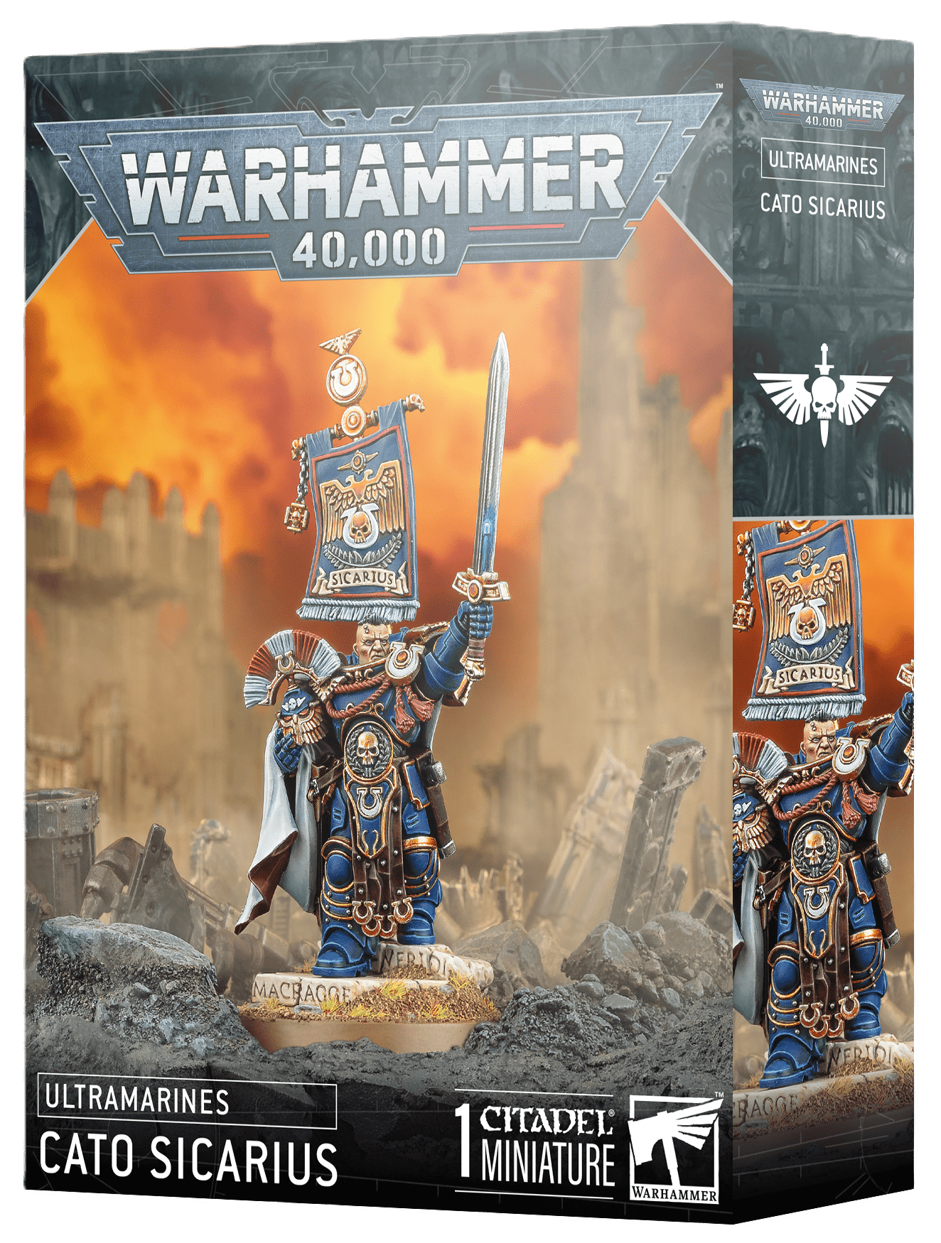 Ultramarines Cato Sicarius Pre - Order - Dark Crystal Cards
