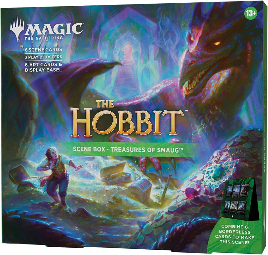 Universes Beyond The Hobbit Scene Box - Treasures of Smaug Pre-Order Aug 14th - Dark Crystal Cards