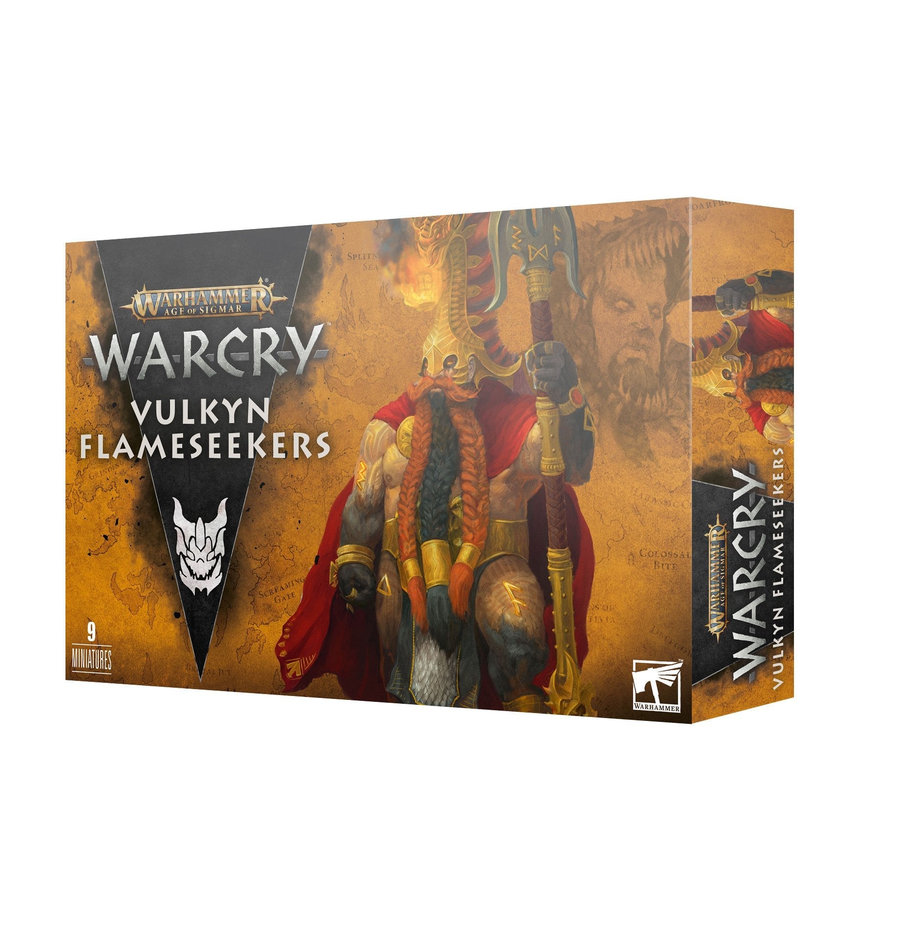 Warcry Fyreslayers Vulkyn Flameseekers - Dark Crystal Cards