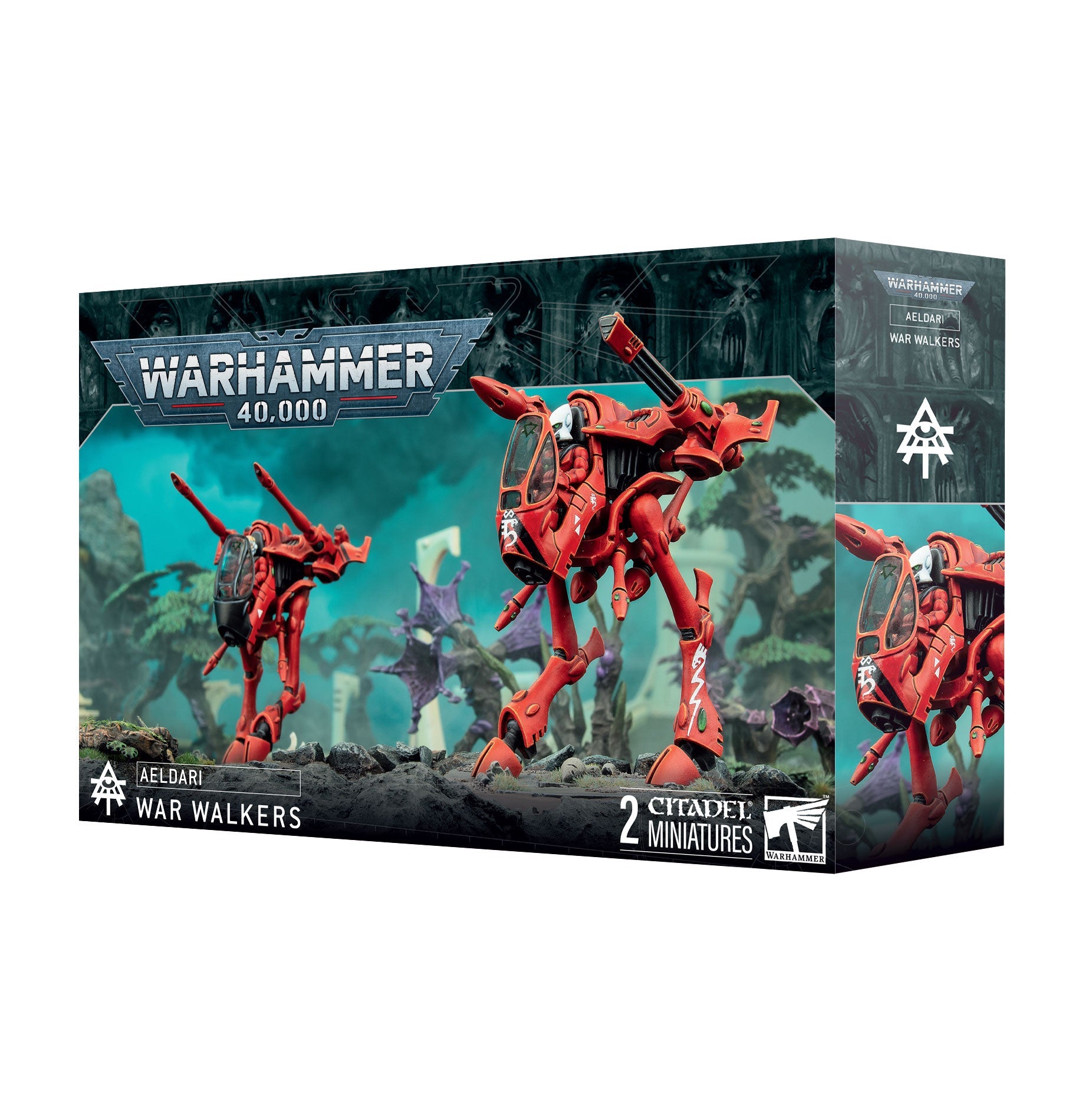 Warhammer 40000 Aeldari War Walkers Pre - order - Dark Crystal Cards