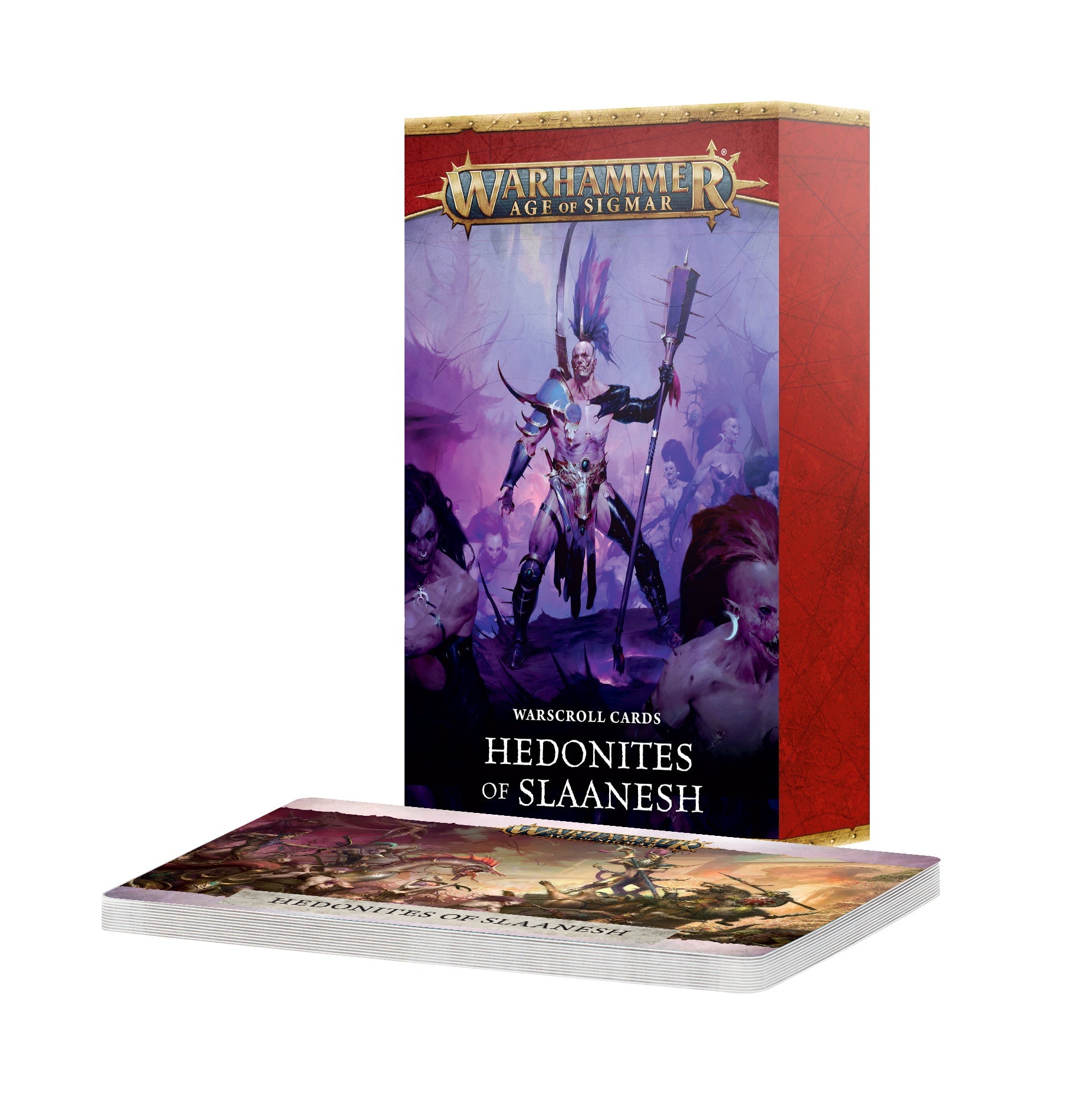 Warscroll Cards Hedonites Of Slaanesh Pre-Order - Dark Crystal Cards