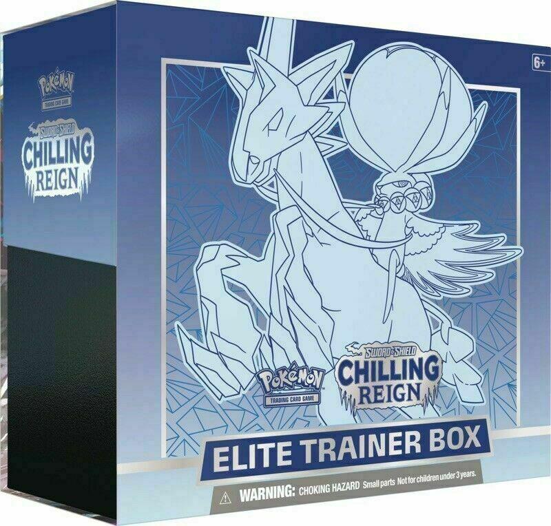 Pokemon CHILLING REIGN ELITE TRAINER BOX - Ice Rider Calyrex