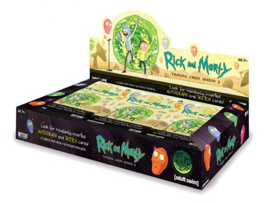 RICK AND MORTY SEASON 2 CRYPTOZOIC TRADING CARD HOBBY BOX FACTORY SEALED