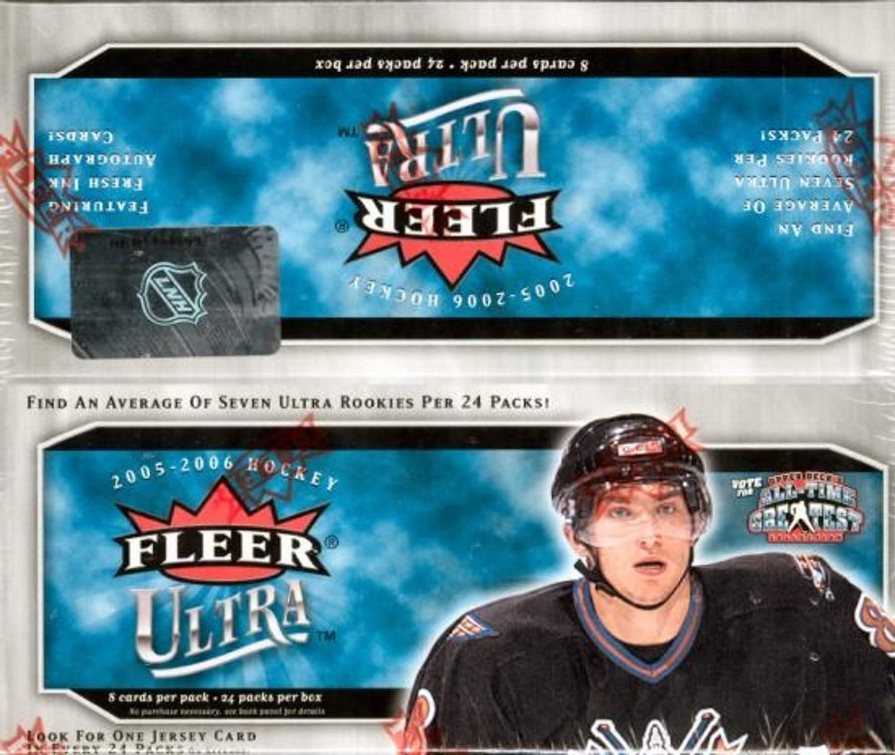 2005/06 FLEER ULTRA HOCKEY 24 PACK BOX - Dark Crystal Cards