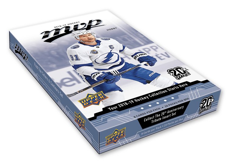 2018 - 19 UPPER DECK MVP HOCKEY HOBBY BOX - Dark Crystal Cards