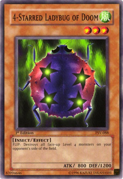 4 - Starred Ladybug of Doom [PSV - 088] Common - Dark Crystal Cards