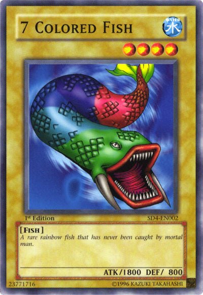 7 Colored Fish [SD4 - EN002] Common - Dark Crystal Cards