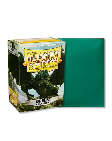 Dragon Shield Classic Sleeves - Standard Size - 100ct - Green