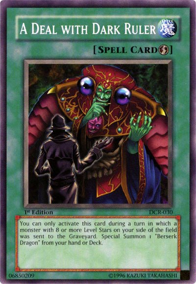 A Deal with Dark Ruler [DCR - 030] Common - Dark Crystal Cards