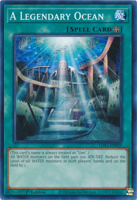 A Legendary Ocean [LDS1 - EN029] Common - Dark Crystal Cards