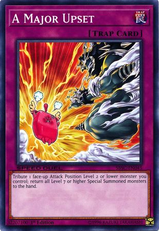 A Major Upset [SBSC - EN045] Common - Dark Crystal Cards