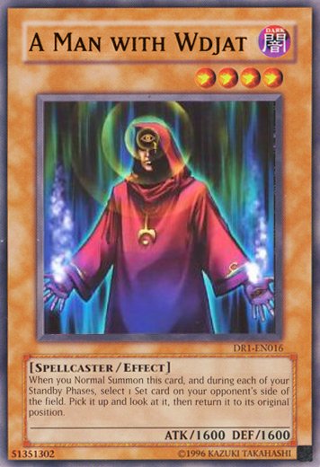 A Man with Wdjat [DR1 - EN016] Common - Dark Crystal Cards