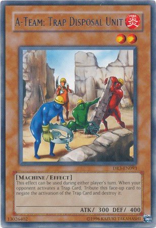 A - Team: Trap Disposal Unit [DR3 - EN093] Rare - Dark Crystal Cards