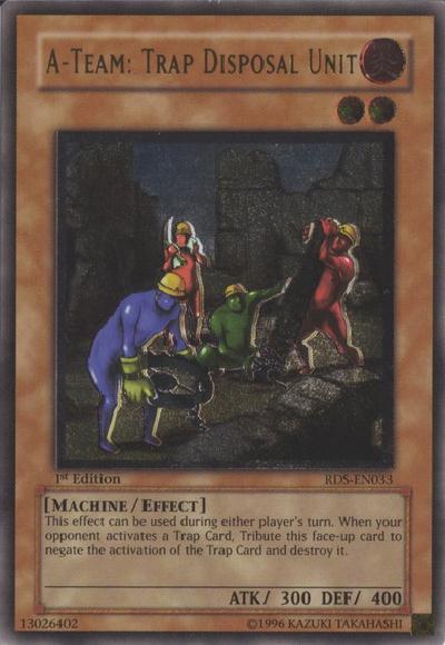 A - Team: Trap Disposal Unit (UTR) [RDS - EN033] Ultimate Rare - Dark Crystal Cards