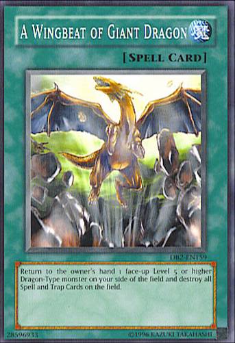 A Wingbeat of Giant Dragon [DB2 - EN159] Common - Dark Crystal Cards