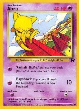 Abra (49/82) [Team Rocket Unlimited] - Dark Crystal Cards