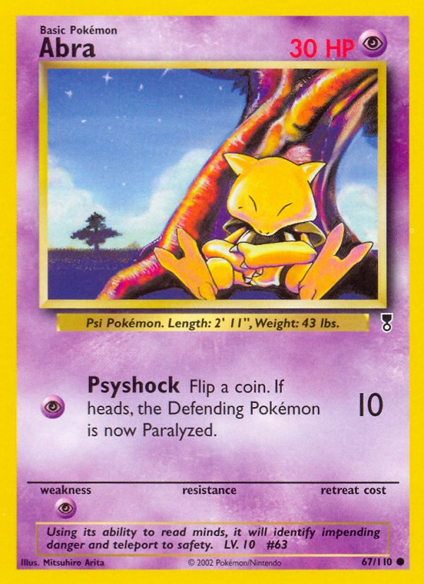 Abra (67/110) [Legendary Collection] - Dark Crystal Cards