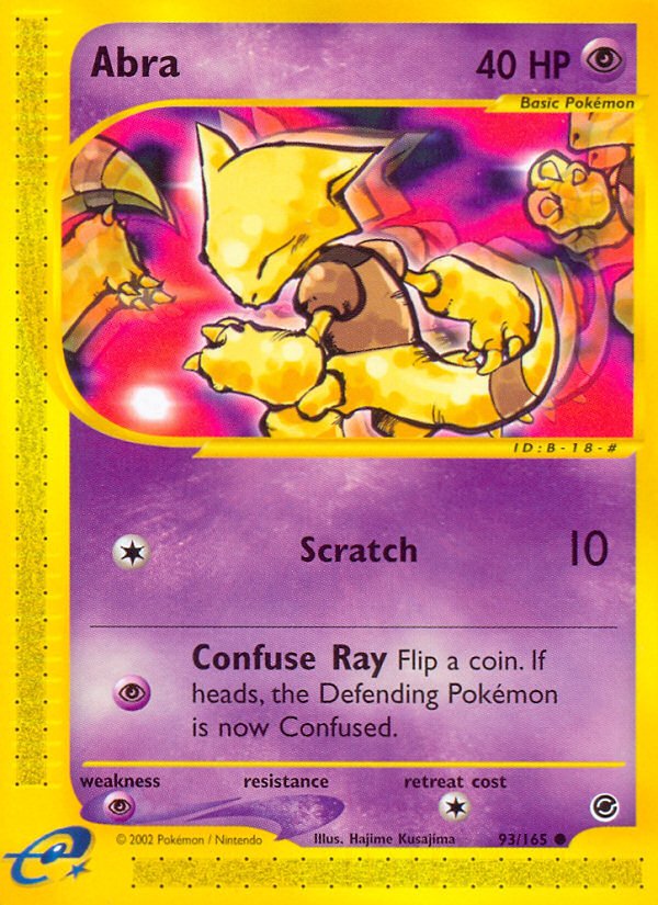 Abra (93/165) [Expedition: Base Set] - Dark Crystal Cards