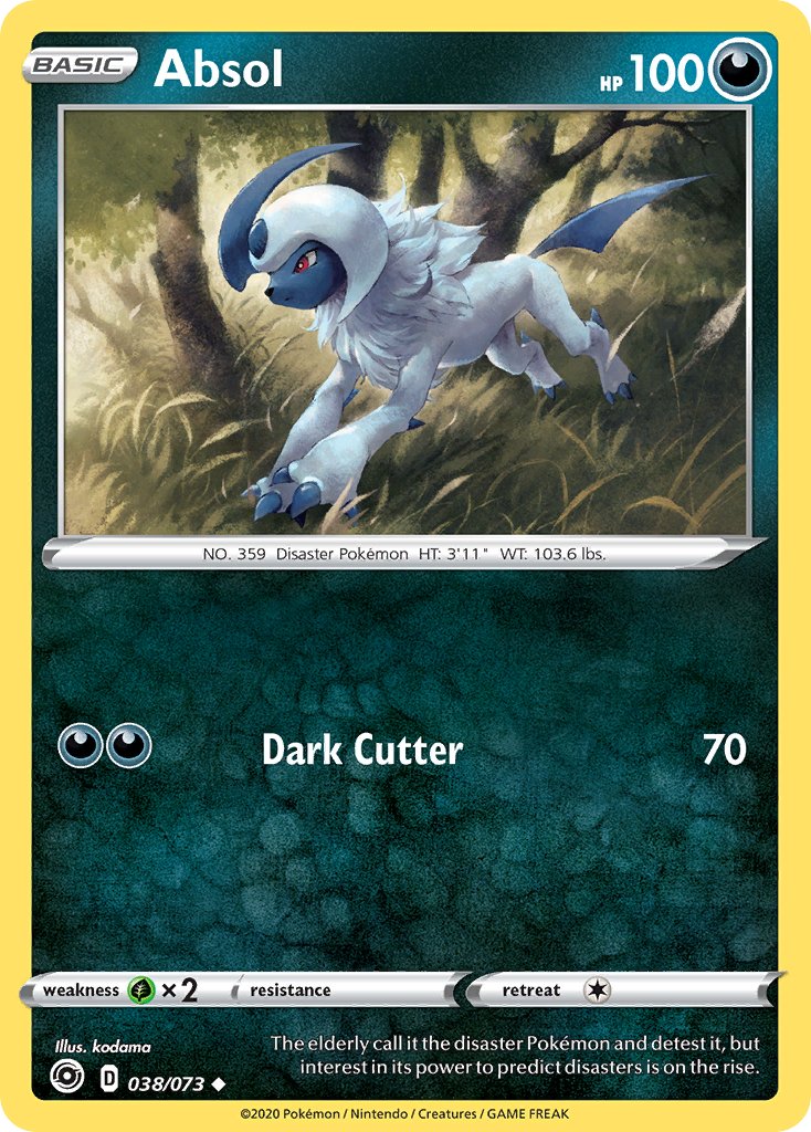 Absol (038/073) [Sword & Shield: Champion's Path] - Dark Crystal Cards