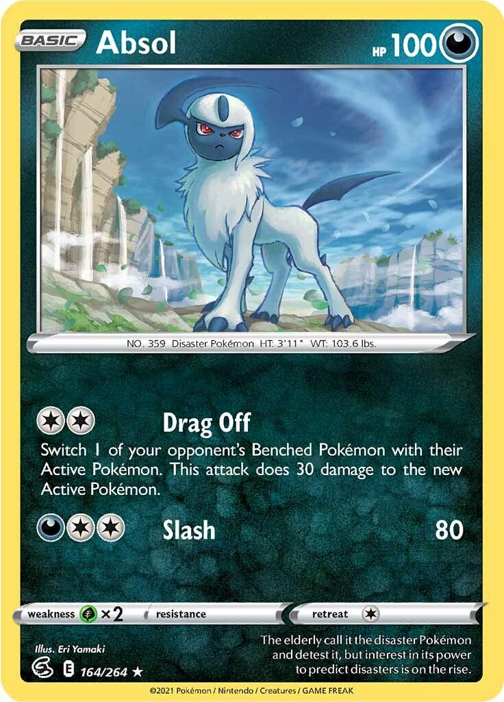 Absol (164/264) [Sword & Shield: Fusion Strike] - Dark Crystal Cards