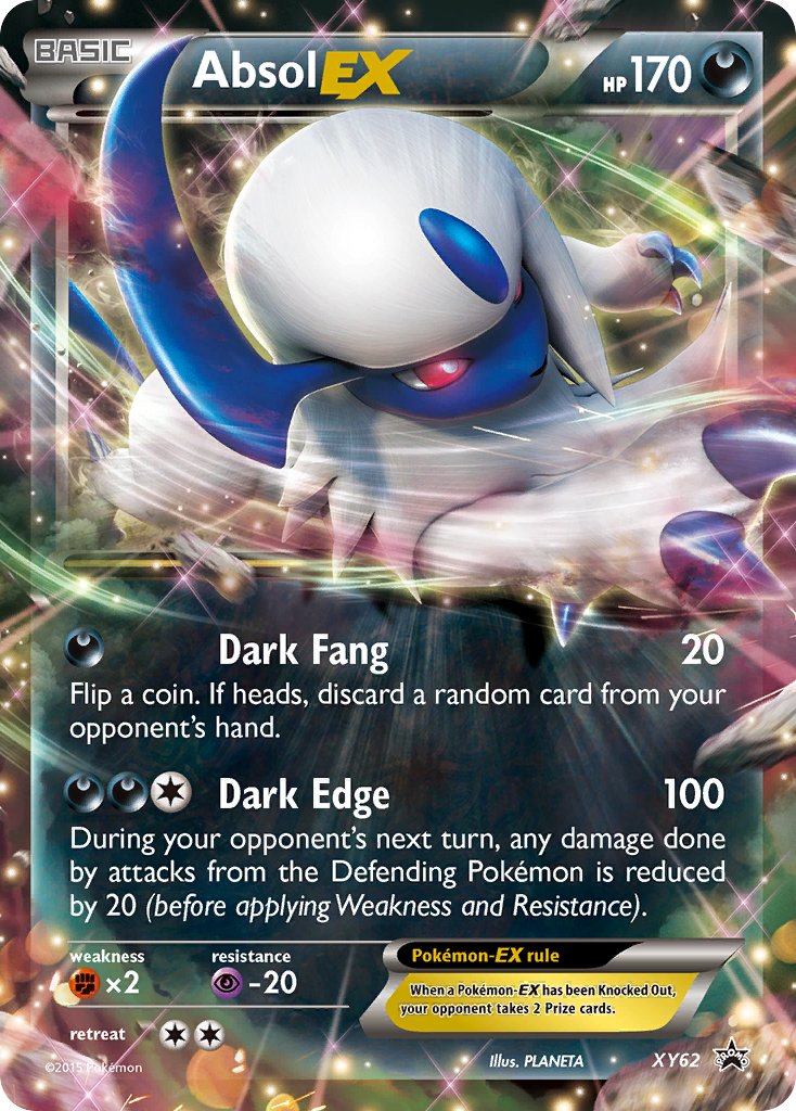 Absol EX (XY62) [XY: Black Star Promos] - Dark Crystal Cards