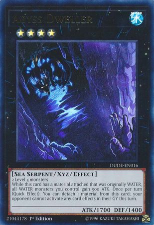 Abyss Dweller [DUDE - EN016] Ultra Rare - Dark Crystal Cards