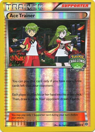 Ace Trainer (69/98) (International Challenge Promo Staff) [XY: Ancient Origins] - Dark Crystal Cards