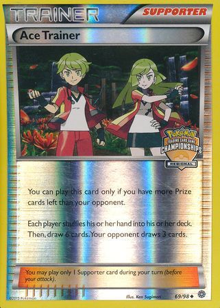 Ace Trainer (69/98) (Regional Championship Promo) [XY: Ancient Origins] - Dark Crystal Cards