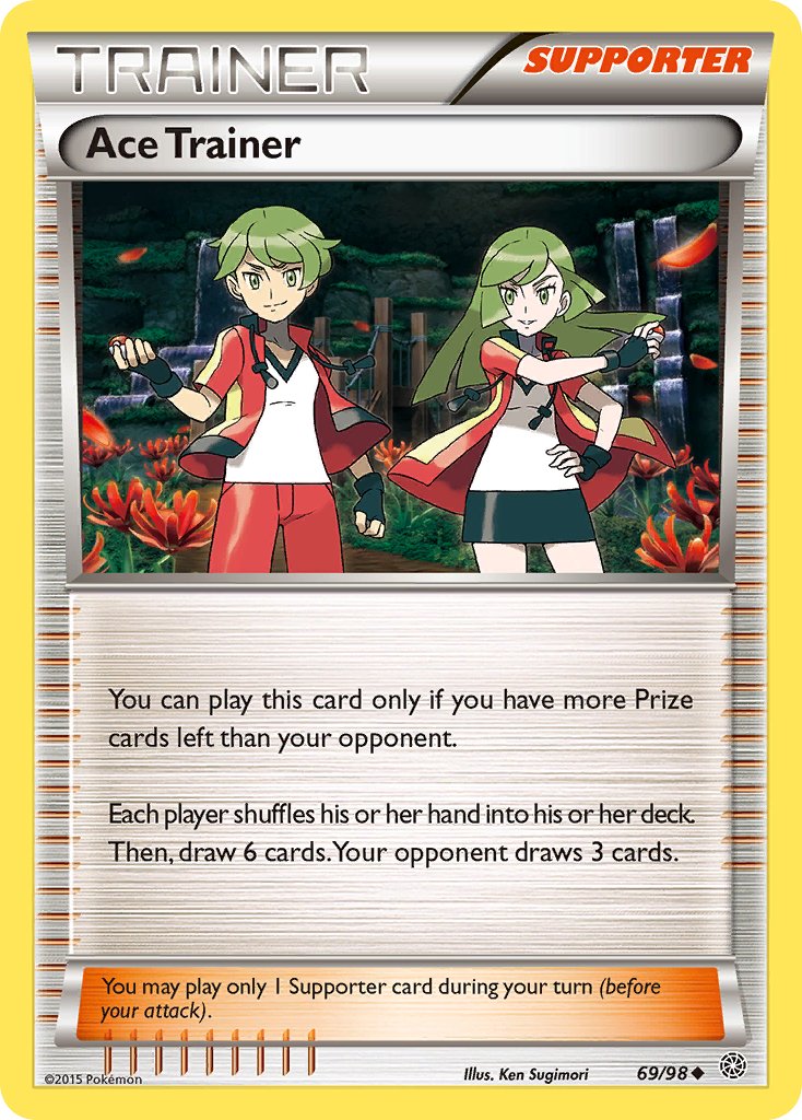 Ace Trainer (69/98) [XY: Ancient Origins] - Dark Crystal Cards