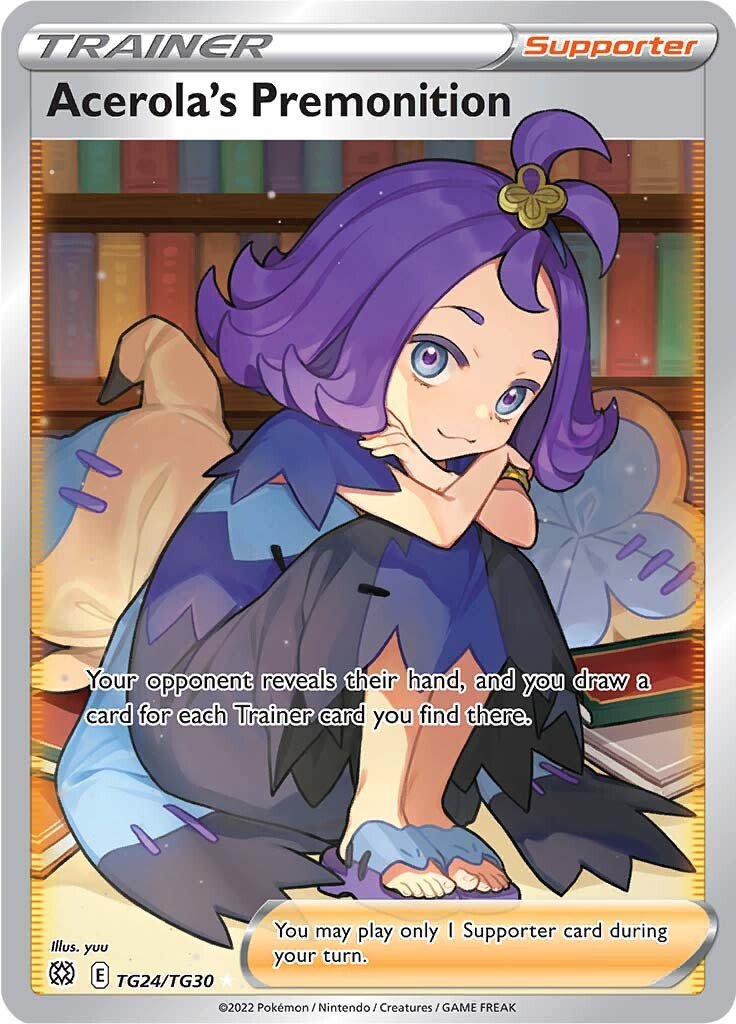 Acerola's Premonition (TG24/TG30) [Sword & Shield: Brilliant Stars] - Dark Crystal Cards