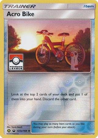 Acro Bike (123a/168) (League Promo) [Sun & Moon: Celestial Storm] - Dark Crystal Cards