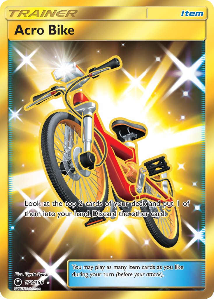 Acro Bike (178/168) [Sun & Moon: Celestial Storm] - Dark Crystal Cards