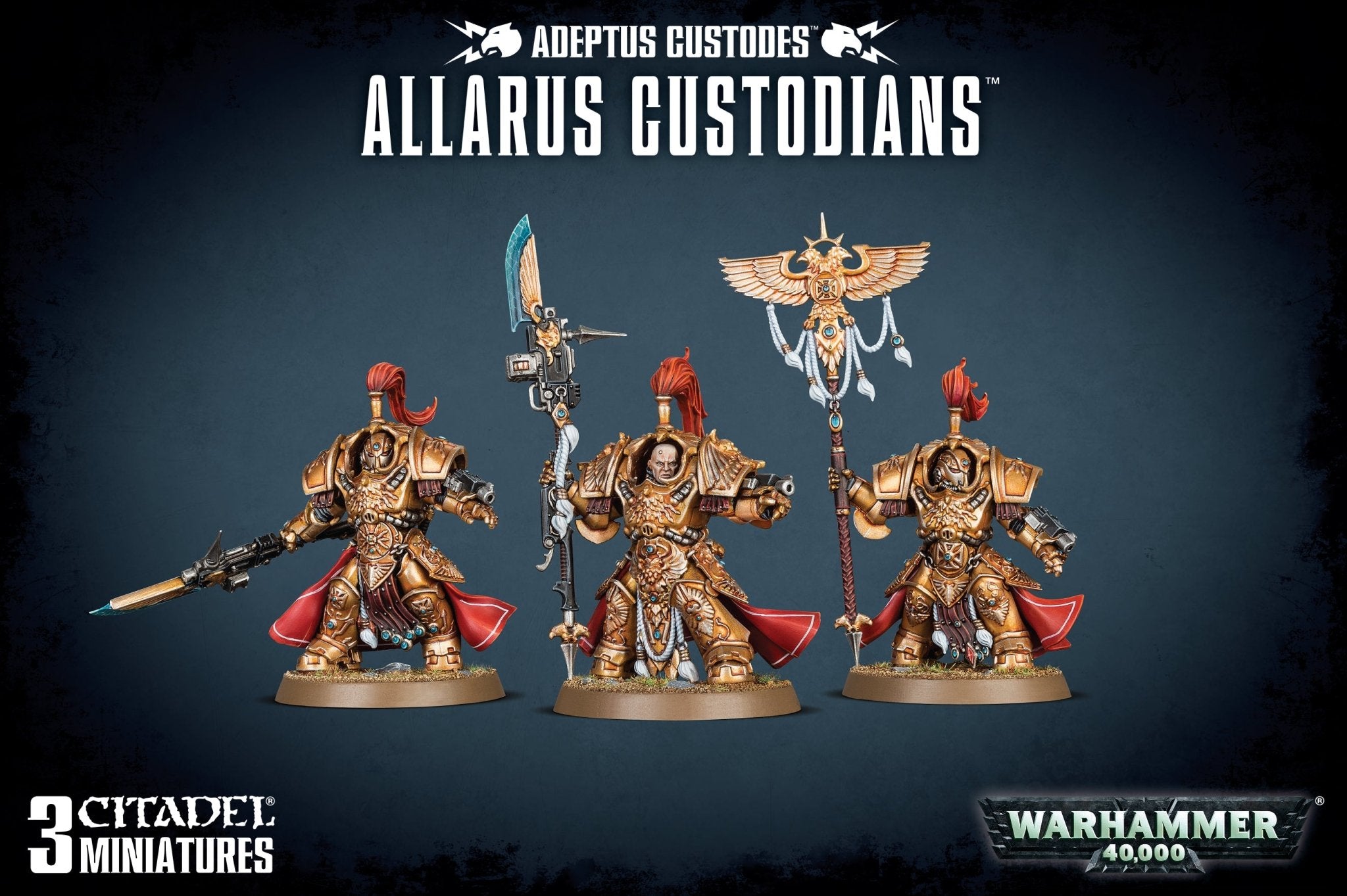 Adeptus Custodes Allarus Custodians - Dark Crystal Cards