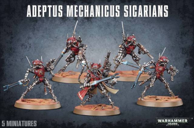 Adeptus Mechanicus Sicarians - Dark Crystal Cards