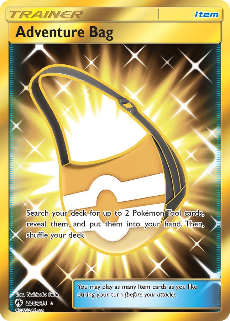 Adventure Bag (228/214) [Sun & Moon: Lost Thunder] - Dark Crystal Cards